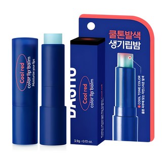 DASHU 男士變色潤唇膏 4g, 1個, 冷紅色