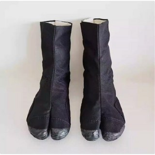 정통 일본 브랜드 스플릿 슈즈 퓨어 블랙 닌자 워리어