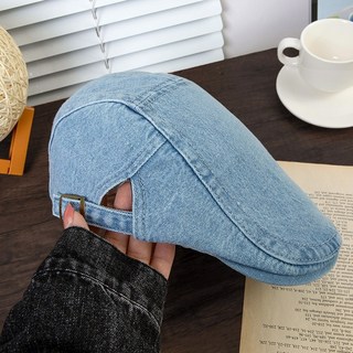 ScottyBear 復古水洗牛仔棉貝雷帽 CM367