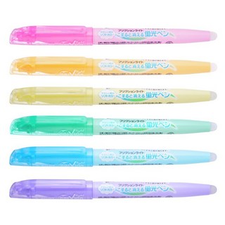 【CHL】PILOT Frixion Light SFL-10SL 柔色螢光魔擦筆 螢光擦擦筆 可擦螢光筆 螢光摩擦筆, 1個, 柔藍色SL, 柔藍色SL