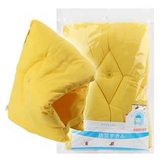 하모니 지진모자 방재모자 안전모, 노랑색, 1개