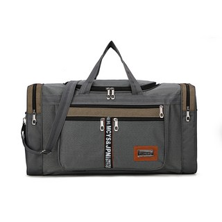 大容量可摺疊手提旅行包男女學生長短途旅遊多功能行李袋大中小號, 1個, 灰色小號