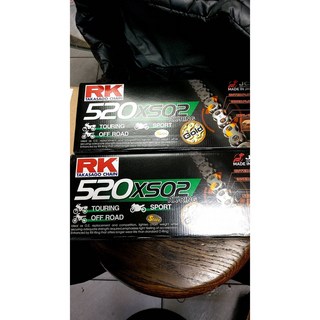 RK鏈條 快扣 TL 500適用 520XSO2 120L/110L 銀色/金色 油封鏈條, 1個, 銀色加重鏈條RK520H 120