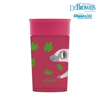 [닥터브라운]NEW 시그니처 흘림방지 360도 안전유아컵 1P(200ml/300ml), 4)300ml(일반형)_레드1P, 1개