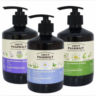 GREEN PHARMACY 草本私密處潔膚露沐浴露 (三款各一瓶組合), 1件, 370ml