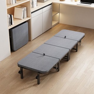 접이식 침대 접이식침대 1인 사무실 낮잠용 폴딩침대슈퍼싱글, 그레이