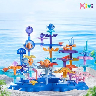 키비 오션월드 바다 블록 보관함 풀세트 136P, 1세트