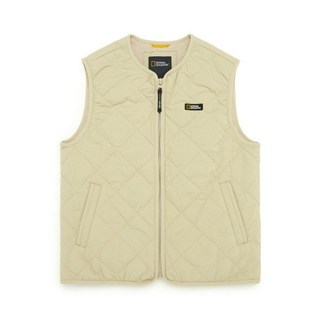 [국내매장판] 내셔널지오그래픽키즈 K234UPV010 퀼팅 라운드넥 패딩 베스트 LBEIGE 181017