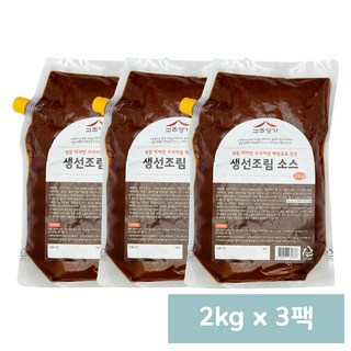 생선조림소스 고추명가, 2kg, 3개