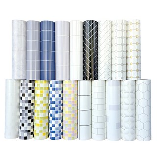 현대 발포 타일시트지 10M/주방시트지/주방타일시트지/방수시트지 (폭)50cmX(길이)10M, 마블타일(HDC20438)10M