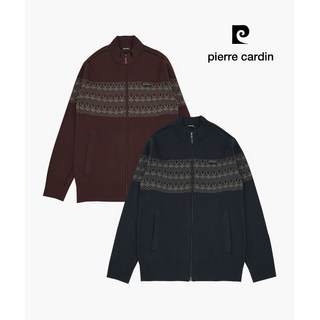 pierre cardin 피에르가르뎅 페어아일 패턴 가을 겨울 남성 니트 가디건 QKC361_NCPT