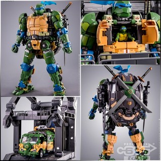 【616toys】 (盒損) HeatBoys 合金可動 HB0018 忍者龜 李奧納多, 1個