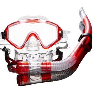 비앤드 성인 스노쿨링 마스크 세트 BN-511, 레드