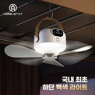 홈앤스테이 캠핑 실링팬 무선 충전식 대용량 타프, DS-001