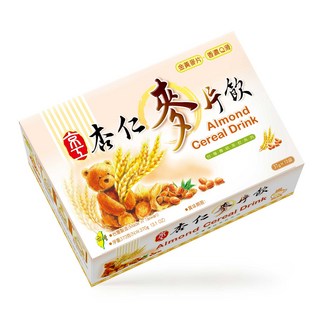 蓮藕杏仁茶 杏仁茶 隨身包 沖泡飲品 減糖蓮藕杏仁茶 杏仁麥片飲, 1個, 杏仁麥片飲37g/包  10包/盒, 37mg, 10個裝