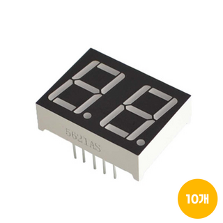 LED 7세그먼트 FND CA D25-1 (10개), 1개