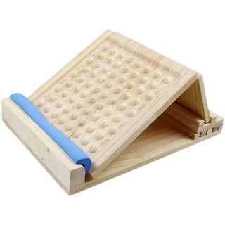 종아리 스트레칭 보드 발판 발목 경사대 원목 경사 페달 각도조절, 1개, 1. 평면 4단