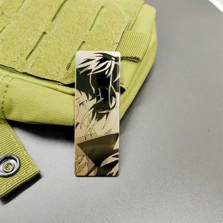 文豪野犬金屬魔術貼章，動漫背包裝飾DIY包貼，個性臂章徽章配件, 1個, 款式3