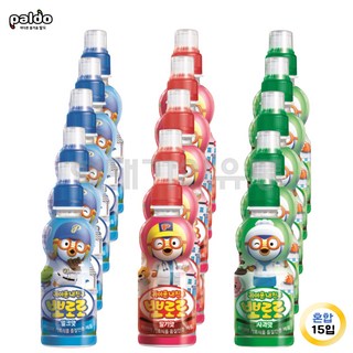 뽀로로 3종모음(밀크5+딸기5+사과5) 15개