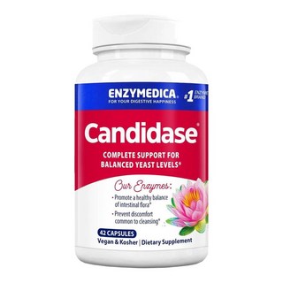엔자이메디카 칸디다제 다이제스티브 엔자임 캡슐 Enzymedica Candidase Enzyme, 1개, 42정