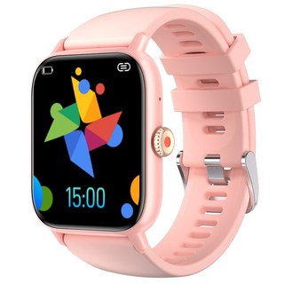 WAPiK 블루투스 스마트워치 Z8 1.91인치 한글판 학생 여성시계, GPS + 블루투스, 4.8cm, 핑크