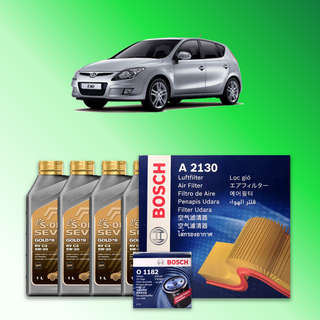 i30 cw (FD) 2.0 가솔린 엔진오일세트 세븐골드 9 RV C3 5W30, 세븐골드9 RV C3 엔진오일세트, 기본세트▶엔진오일세트만 구매하기