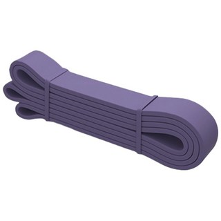 多功能環狀彈力帶 乳膠彈力繩 阻力帶 瑜珈 健身 重訓 運動, 紫色, 1個