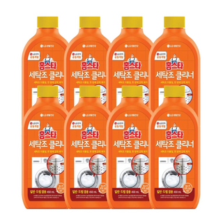 엘지생활건강 홈스타 세탁조클리너 450ml x 8 일반 통돌이 드럼 겸용 세탁조 클리너 크리너, 홈스타 세탁조 클리너 450ml x 8, 8개