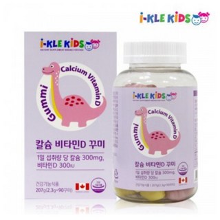 아이클키즈 아이클키즈 칼슘 비타민D 꾸미 2.3g x 90꾸미, 90정, 1개