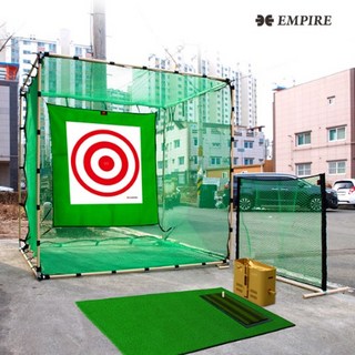 GN242G100F 풀세트2.4 골프망 폭2M Golf100캐디기 골프연습장, 1개