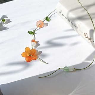 흐뭇마켓 끈갈피 비즈 책갈피 DIY 만들기 키트 네잎클로버 은방울꽃 능소화 북마크 북마커 독서용품 독서템 책소품