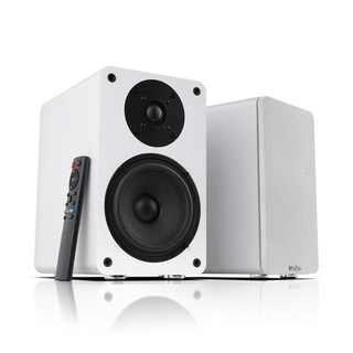 캔스톤 2채널 블루투스 북쉘프 PC 컴퓨터 TV 스피커, 화이트, r60bt