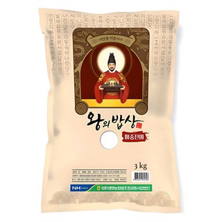 청원생명농협 2025년 햅쌀 왕의밥상 백미, 상등급, 3kg, 1개