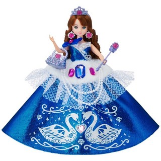 리카 찬 인형 유메 미루 공주 블루 스완 마리아 찬, 1개