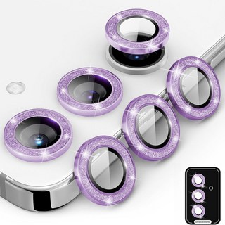 合金鏡頭膜 金屬鏡頭貼, 定位閃粉鏡頭-紫色,三星A14, 1個