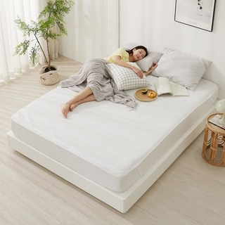 와이즈팩토리 듀라론 여름 냉감 침대패드 쿨매트 퀸(150x200cm), 단품