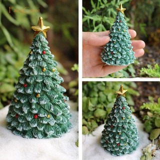 이바고 미니어처 크리스마스 가로등 LED 조명 산타 눈사람 장식용품, 1개, 베이지화이트 크리스마스 트리 G