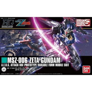 BANDAI 鋼彈Z HGUC 1/144 #203 ZETA GUNDAM 鋼普拉, 1個