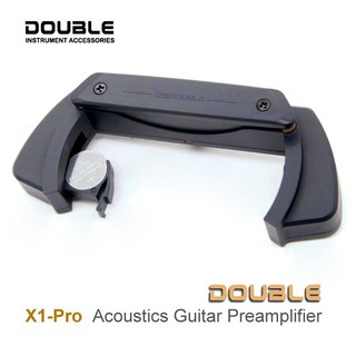 DOUBLE X1-PRO 適用於木吉他拾音器含麥克風, 1個