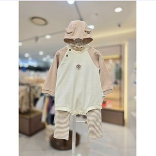 [아가방] 이월파격할인 70% 유아 간절기 선물 추천 긴팔 바디수트 레깅스 모자 세트 빌리바디수트01P717516_2001분당