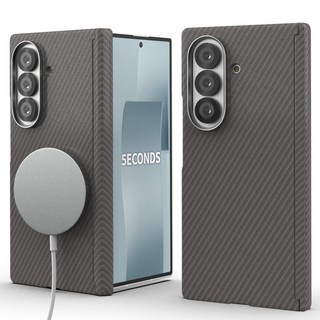 5세컨즈 카본 슬림핏 맥세이프 호환 후면 힌지보호 케이스