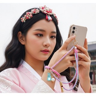 베라킴 야광토끼 호루라기 핸드폰스트랩 (도난방지 호신용), 1개, 투톤레드