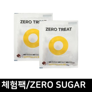 [체험팩] 제로트릿 강아지 저칼로리 다이어트 간식, 2개, 15g, 북태평양 북어