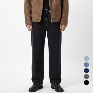 남자 세미와이드 밴딩 청바지 빅사이즈