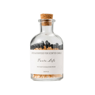 吸貓室 玻璃瓶火柴 點火器 香氛蠟燭 蠟燭火柴 專用火柴 火柴盒 拍照小物, 1個