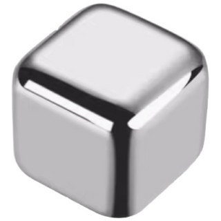 【小米粉】304不鏽鋼冰塊 - 食品級不鏽鋼冰石 威士忌冰球 環保冰塊, 1個