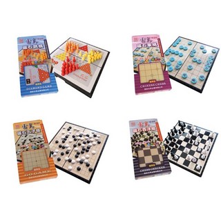 雷鳥 攜帶型磁石棋類 (跳棋/象棋/五子棋/西洋棋) 磁吸式便攜棋盤 益智遊戲, 1個, 象棋 LT-31502