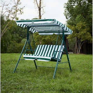 정원그네 야외 철제 정원그네 그네 2인용 그네의자 마당의자 북유럽 안락, 그린