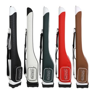 [어베이브] 파크골프채 가방 하드케이스 솔리드 더블 스탠드 (클럽 2개수납), 화이트