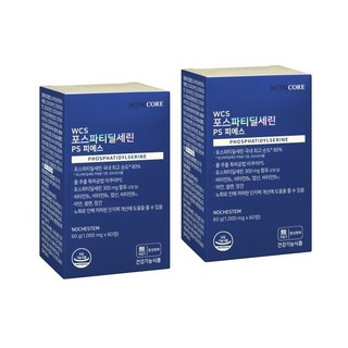 뉴트리코어 WCS 포스파티딜세린 피에스 레시틴, 60정, 2개